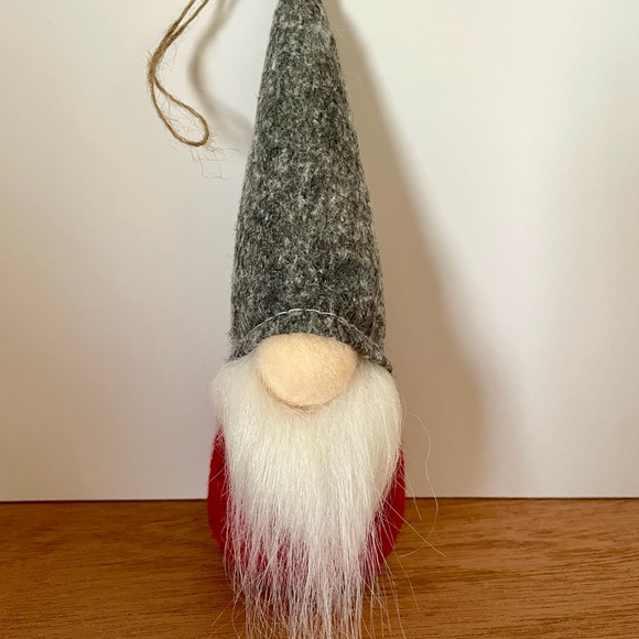 Gnome Ornaments, felted wool, 8” tall, set of 8 NEW - Picture 2 of 3